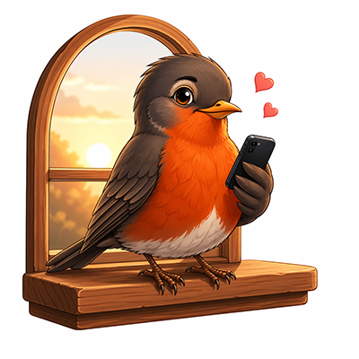 Robin the robin mascot